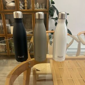 S'well Trio Bottle Set in Blue, Gray, and White